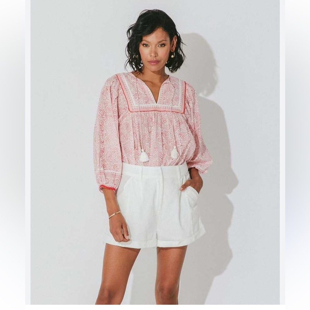 Cleobella  Sashana Blouse | Paisley Ditzy organic cotton S